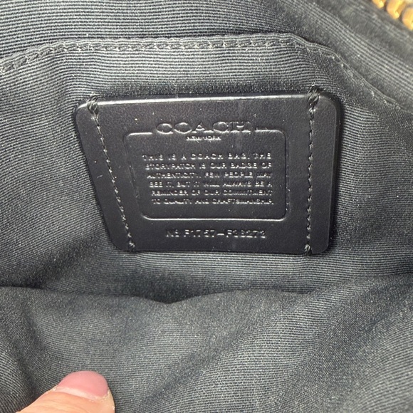 Coach Black Leather Crossbody Bag - Picture 8 of 9